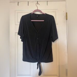 Lucky Brand Women’s Charcoal Blouse